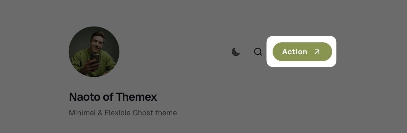 Header CTA buttons