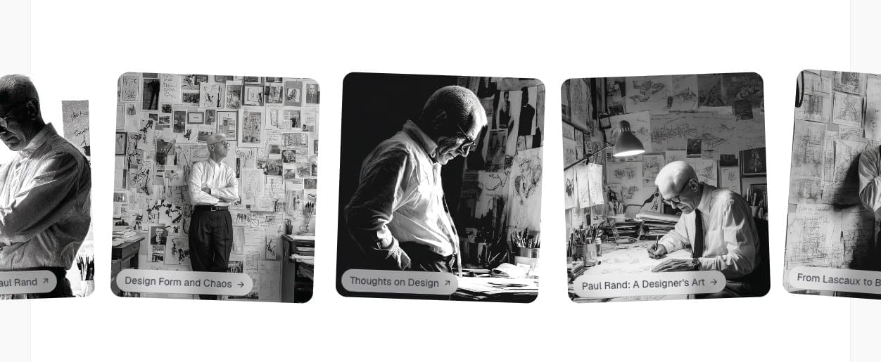 Gallery section on homepage