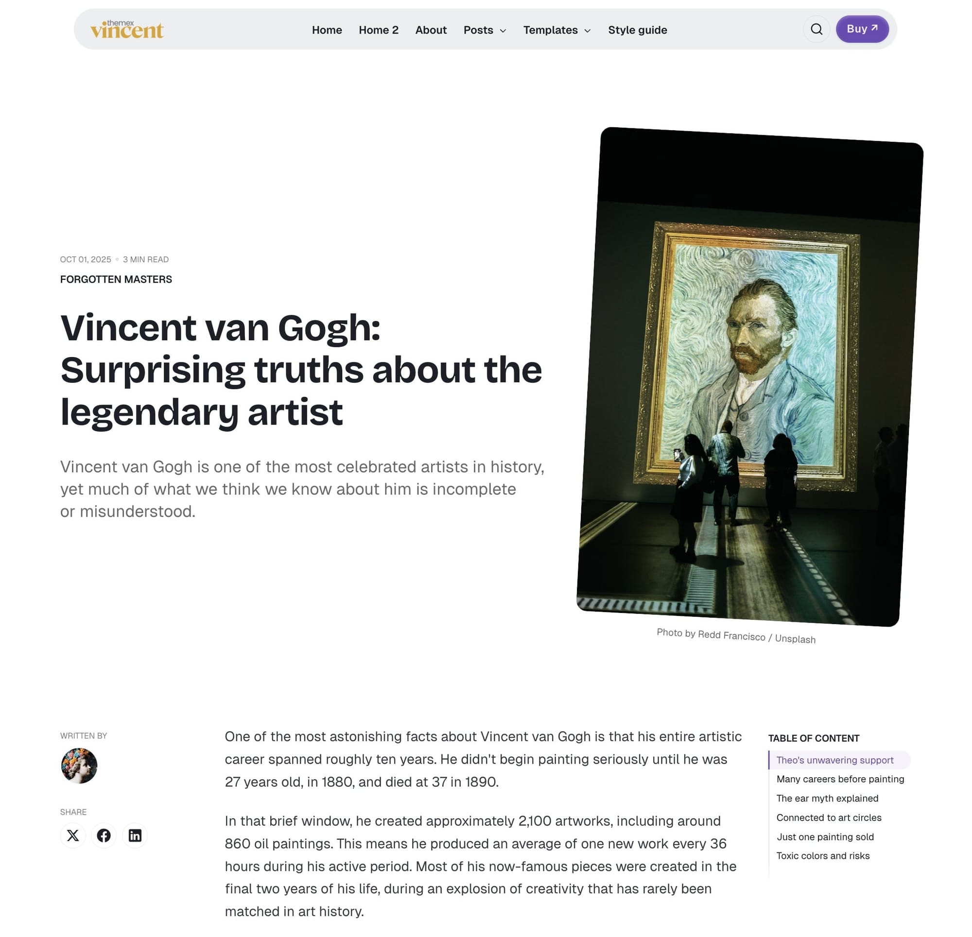 Post templates overview