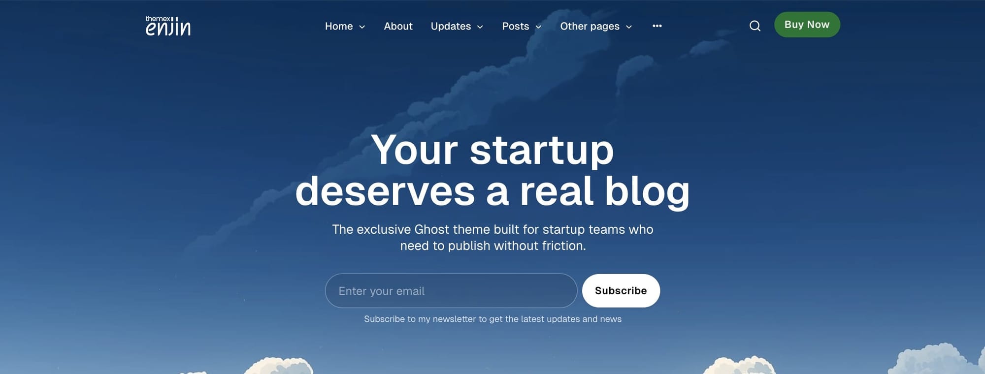 Hero section example