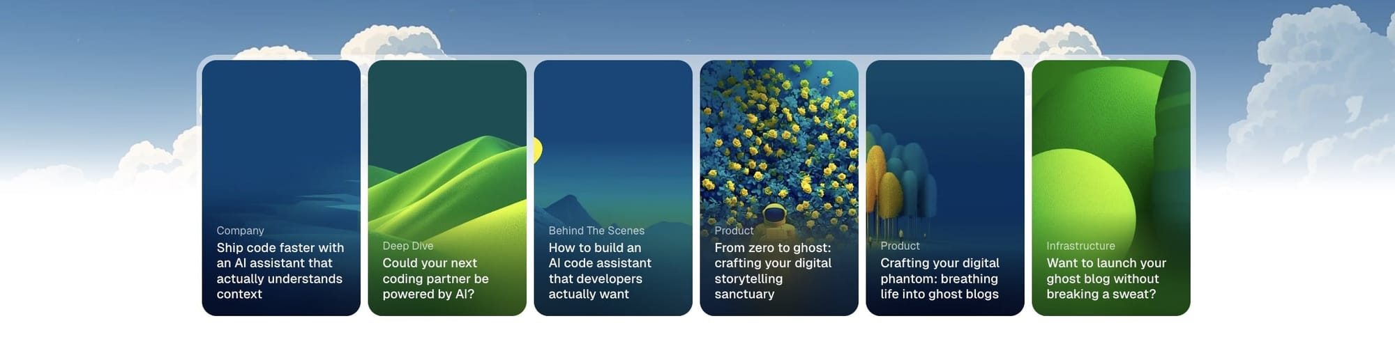 Single featured post layout