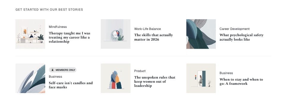 Featured posts section