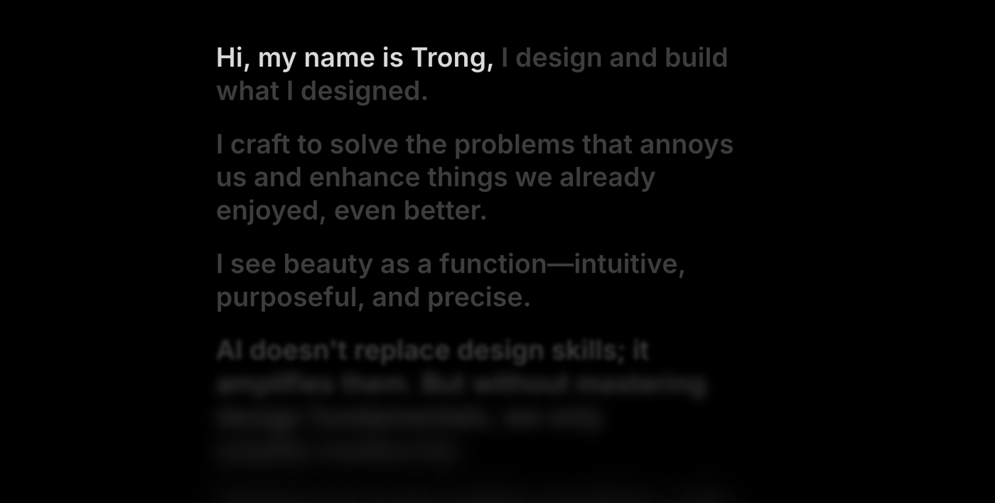 Hero highlight & animation effects
