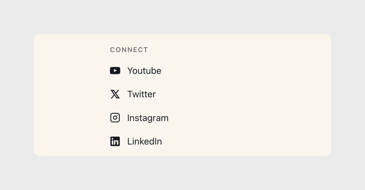 Navigation icons, layout, and empty state enhancements