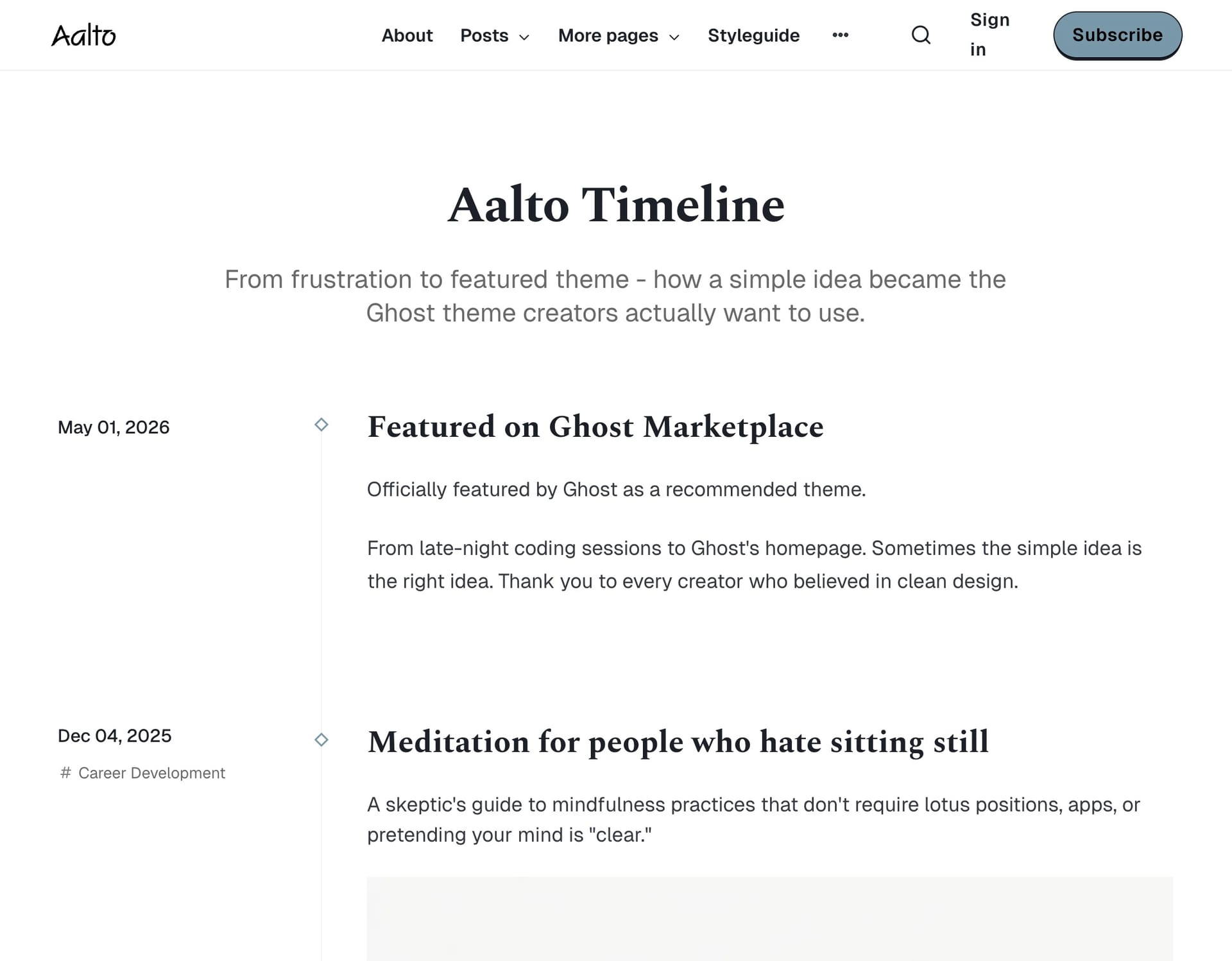 Timeline pages, blur-load, and more