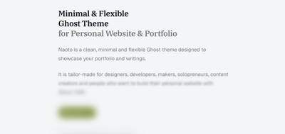 Hero section styling and animation