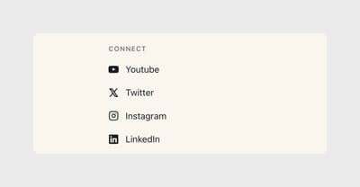 Navigation icons, layout, and empty state enhancements