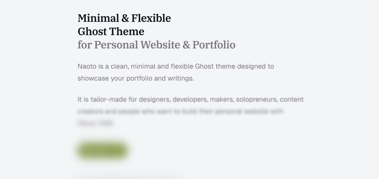 Hero section styling and animation