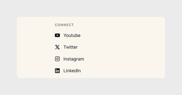 Navigation icons, layout, and empty state enhancements