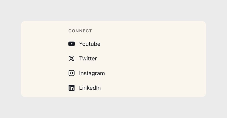 Navigation icons, layout, and empty state enhancements